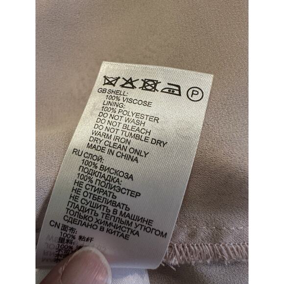 NWT Reiss Womens‎ Jonah Circle Print Mini Skirt 12 Tie Waist Pockets Lined Airy - Picture 15 of 15